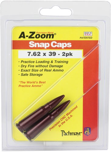 A-zoom Metal Snap Cap 7.62x39 - 2-pack