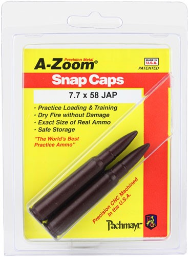 A-zoom Metal Snap Cap - 7.7x58 Jap 2-pack