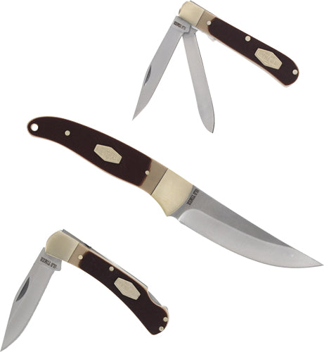 Old Timer Fixed/2 Folder Combo - Sawcut Handle Gift Tin Q4 25'<