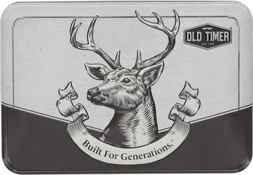 Old Timer Fixed/2 Folder Combo - Sawcut Handle Gift Tin Q4 25'<