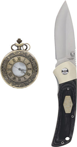 Old Timer Knife/pocket Watch - Combo Gift Tin Promo Q4 25'<