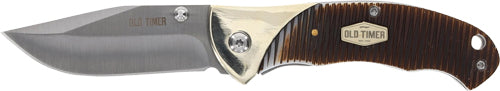 Old Timer Knife Ot Folder 2.7" - Pakka Wood/ss Promo Q4 25'< 3