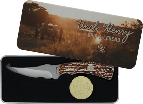 Uncle Henry Knife Sharpfinger - Challenge Coin Promo Q4 26'< 2