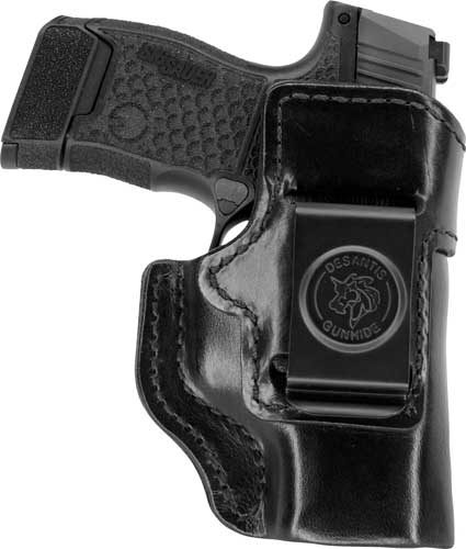 Desantis Inside Heat Holstr Rh - Iwb Lthr Fits Glock 43/43x Blk