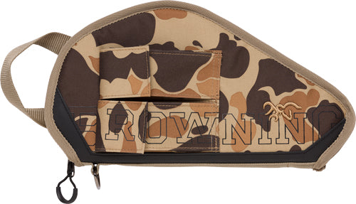 Browning Range Pro Pistol Rug - 11" Vintage Tan W/2mag Pockets