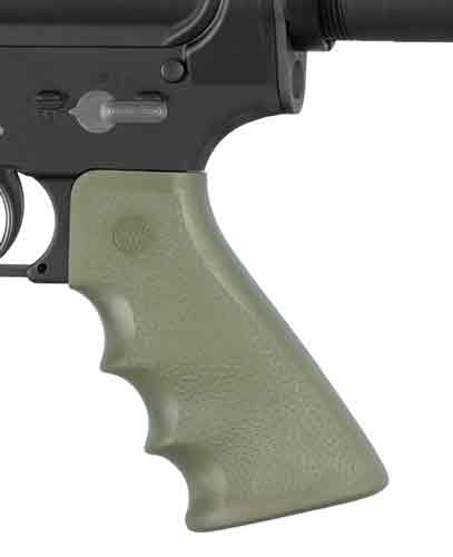 Hogue Ar-15 Rubber Grip Handle - Od Green