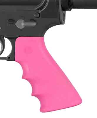 Hogue Ar-15 Rubber Grip Handle - Pink