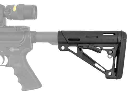 Hogue Ar-15 Collapsible Stock - Black Rubber Mil-spec