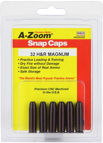 A-zoom Metal Snap Cap - .32hr Magnum 6-pack