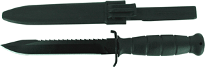 Glock Oem Field Knife W/root - Saw Black