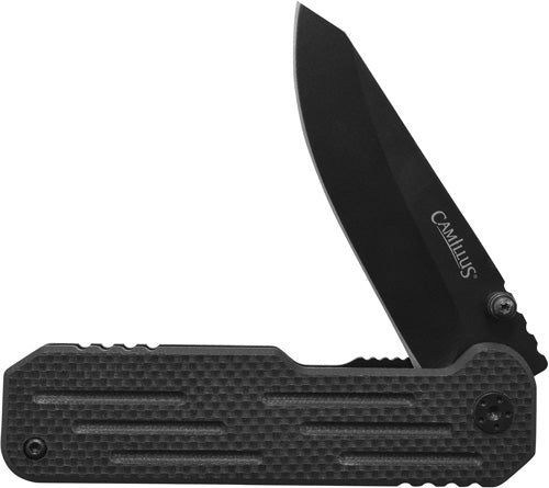 Camillus Choff Drop Point - 2.75" Ss Blade Nylon Black