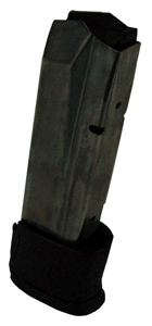 S&w Magazine M&p45 14rd - W-finger Extension Black