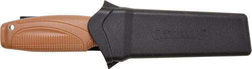 Camillus Swedge Fixed Blade - 4.3" Ss Blade Nylon Brown