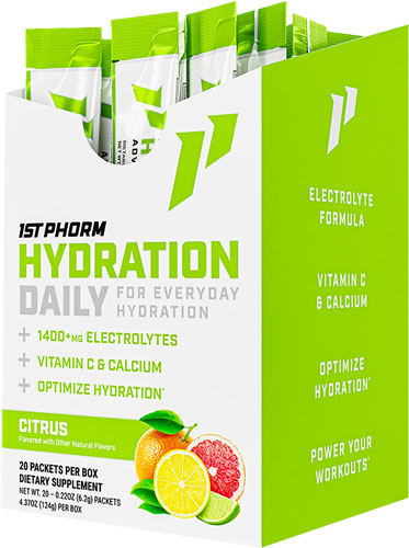 1st Phorm Hydration Sticks - Citrus 20 Count