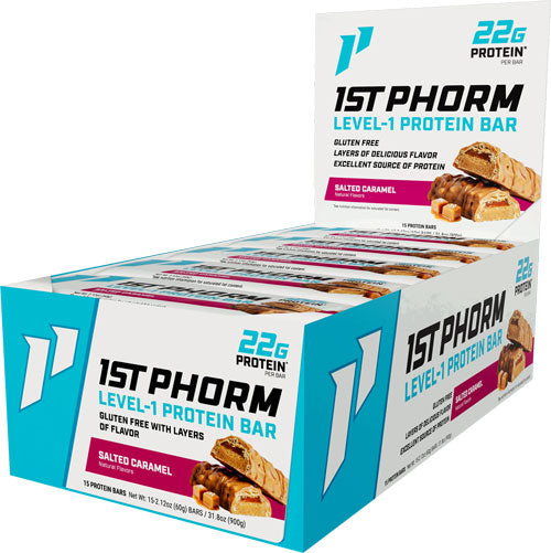 1st Phorm Level 1 Bar - Salted Caramel 15 Bars