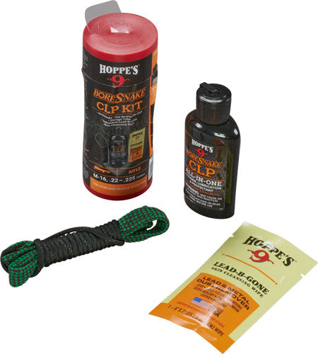Hoppes Boresnake Cleaning Kit - Combo W/clp .22/.223 Rifle<