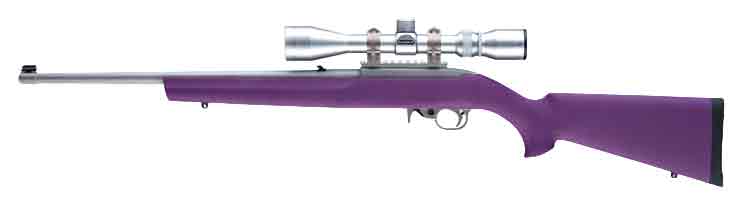 Hogue Stock Ruger 10/22 - Heavy Barrel Purple