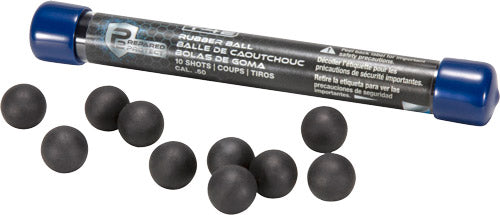 Umarex T4e P2p 50 Cal Rubber - Ball Black 10-pack