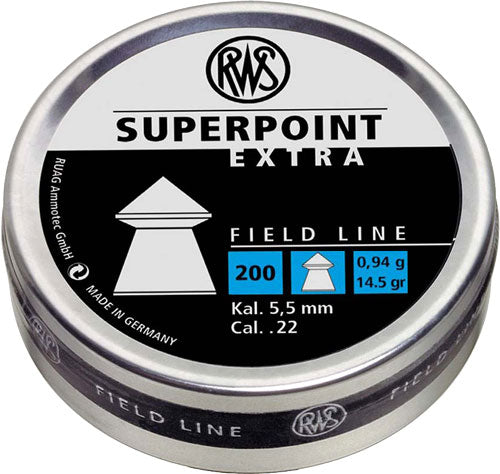 Rws Pellets 22 Superpoint - Extra 14.5 Grains 200-pack