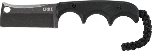Crkt Minimalist Cleaver Neck - Knife 2.13" Blackout W/sheath