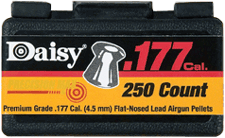 Daisy 177 Flat Head Pellets - 250 Count Belt Pack/ 12pk Case