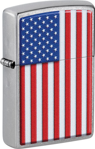Zippo Windproof Lighter - Patriotic Street Chrome