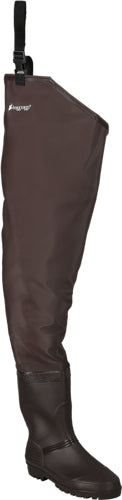 Frogg Toggs Men's Rana Pvc Lug - Sole Hip Wader Brown Size 11 1
