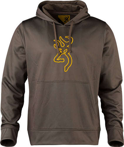 Browning Tech Hoodie Ls - Major Brown Large*