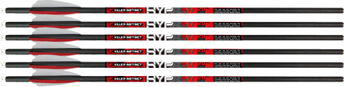 Killer Instinct Hypr-v Xbow - Bolts 20" 6-pack