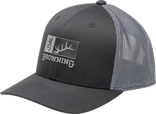 Browning Cap Elk Ridge 110mesh - Back Rec Patch Black/gray