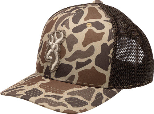 Browning Cap Flashback 110mesh - Back Rec Patch Tan Camo
