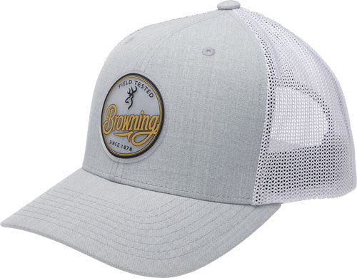 Browning Cap Objective Mesh - Snapback Heather Gray Osfm* 1