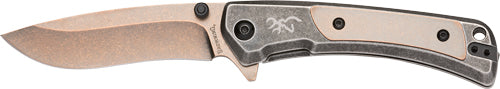 Browning Knife Jericho 3" Fldr - Copper Wash/buckmark D2*