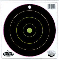 B/c Target Dirty Bird 8" Multi - -color Bull's-eye 20 Targets 1