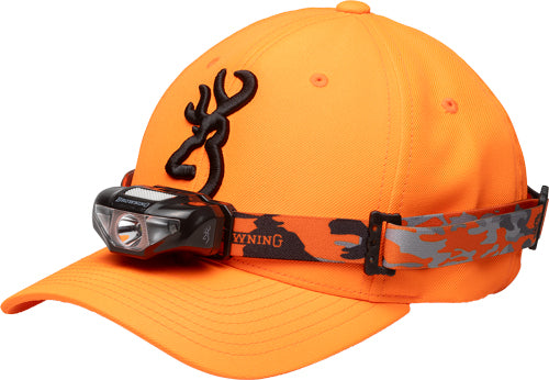 Browning Cap/headlamp Combo - Blaze Org W/100 Lumen Light!
