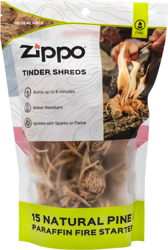 Zippo Tinder Shreds 15 Piece - Bag