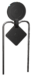 Champion Dura-seal Target 4.5" - Double Gong Round/diamond Blk<