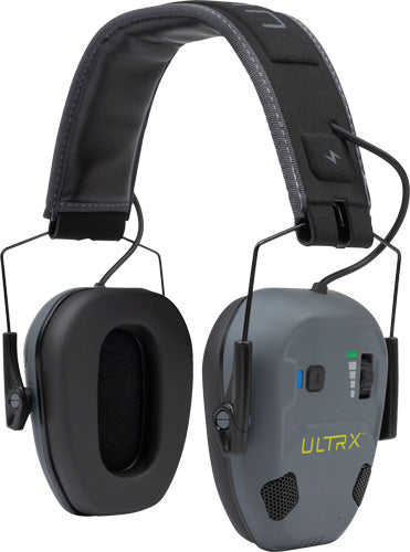 Ultrx Bionic Fuse Ion E-muff - Bluetooth Earmuff 22db Slate