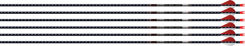 Easton Arrow 5mm Fmj 500 - 6-pack W/ 2" Blazer Vanes