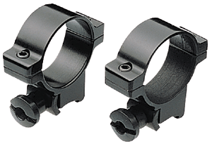 Burris Rings 3/8" Dovetail 1" - Medium Aluminum Gloss