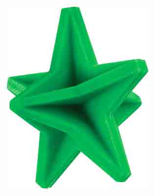 Champion Dura-seal Target - Crazy Bounce Star 5" Dia. Grn<