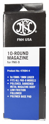 Fn Magazine Fnx-9 9mm 10rd - Black Steel!