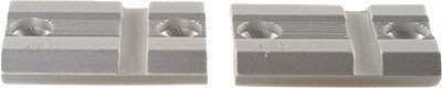 Weaver Base Top Mount #418s - 1pc Cva Rnd Rec/tradit Silver