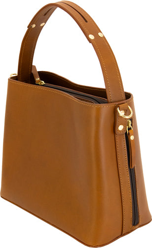 Cameleon S&w Bucket Tote - Concealed Carry Purse Brown