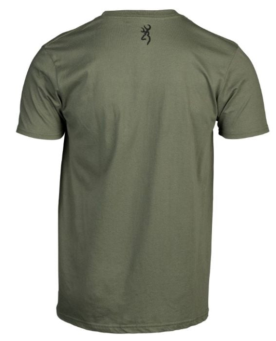 Browning Ss T-shirt Camo - Buckmark Green/ovix Large 1