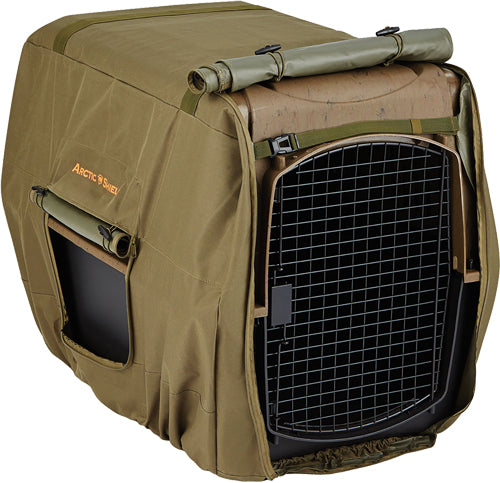 Arctic Shield Kennel Cover - Winter Moss Large 1
