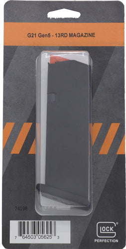 Glock Oem Magazine Gen5 G21 - 45acp 13rd Orange Follower