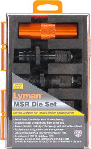 Lyman Msr Precision 3-die Set - With Gauge 223 Rem