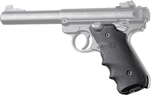 Hogue Grips Ruger Mkiv Rubber - Grip W/ Finger Grooves Black