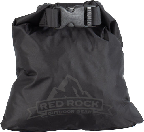 Red Rock Roll Top Dry Bag - 1 Liter Waterproof Black